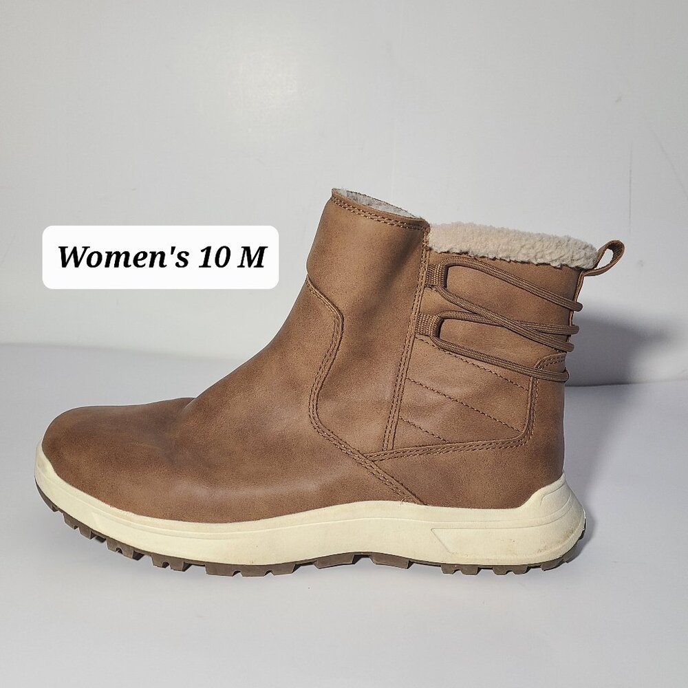 Eddie Bauer Lined Cushioned Siren Women's Tan Boot Size 10 M